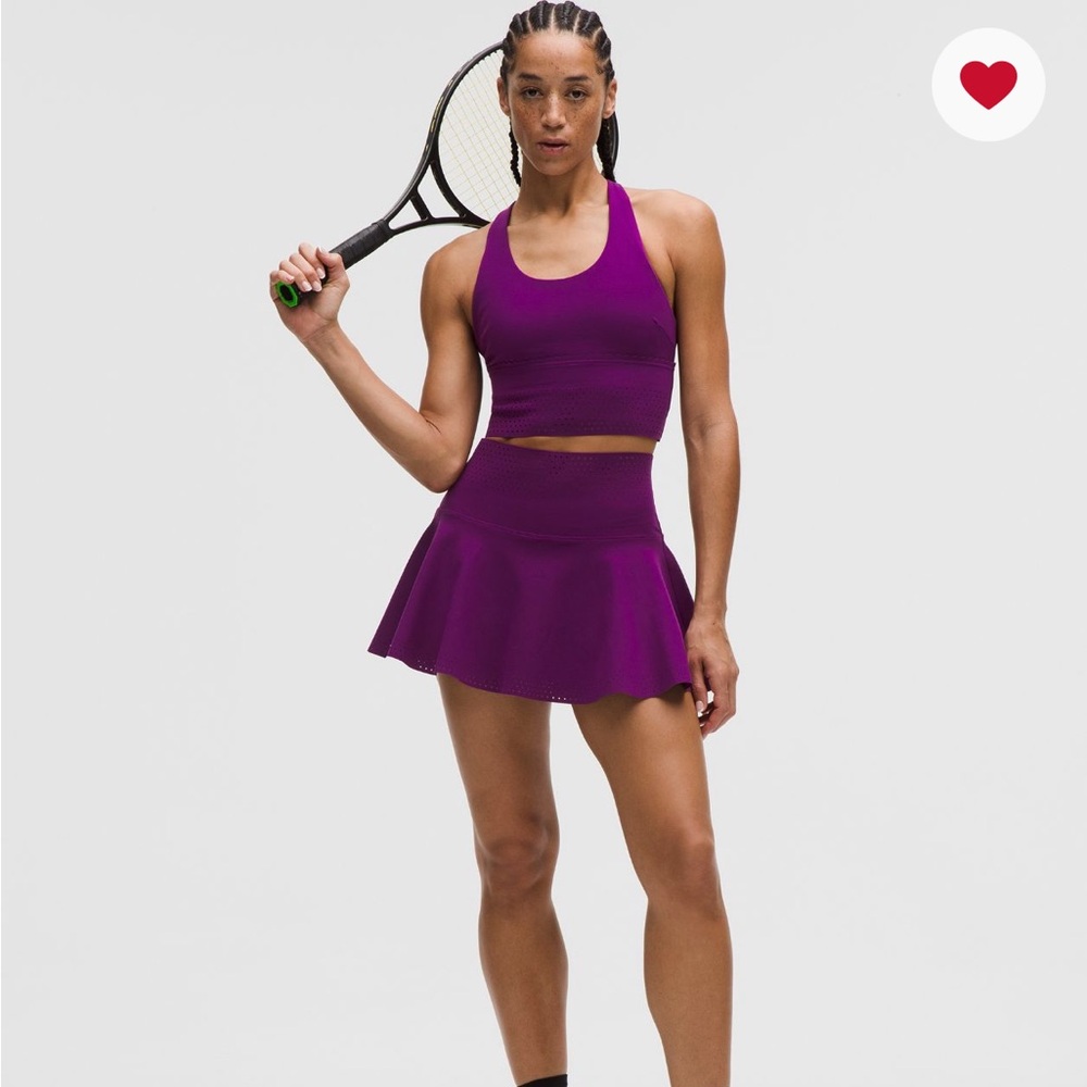 lululemon athletica ventilated high rise skirt